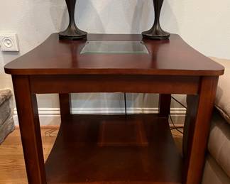 Dark Cherry Side Tables