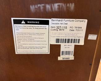 Bernhardt Furniture Company: Hall Chest