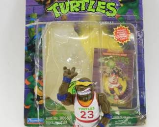 1994 Playmates TMNT Slam Dunkin' Don White Jersey
