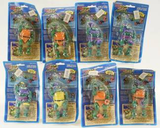 9PC TMNT Ninja Action Jujitsu Raph Bootleg Group