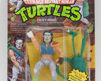 1989 TMNT Casey Jones Pop-Up Mutant Display MOSC