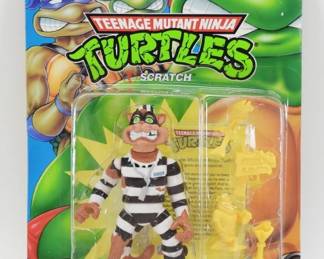 1993 Playmates TMNT Scratch the Cat MOSC
