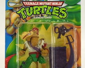 1992 Playmates TMNT Sandstorm MOSC