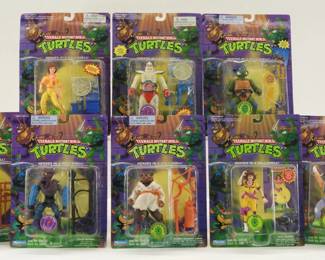 8PC 1992-95 Playmates TMNT MOSC Group