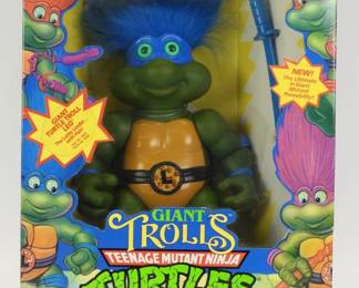 1993 Playmates TMNT Giant Turtle Troll Leo MISB