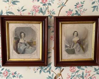 Antique Shadow Box Frames and Prints