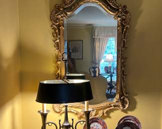 Gold Gilded Mirror