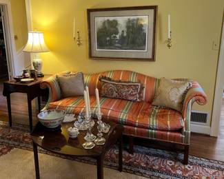 Chippendale Camel Back Sofa