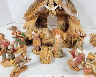17 The Fontanini Herloom Nativity Set. 1992 Vintage by Roman