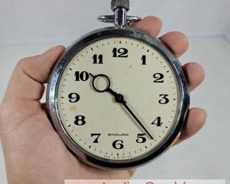 19 Endura Over Sized Pocket Watch. Made in Britan.