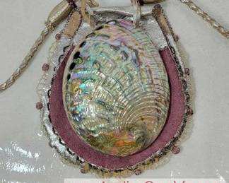 6 Awesome Iridescence Vintage Custom Made Abalone Mother Of Pearl Clutch Purse