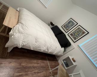 IKEA queen bed and furniture-BED AND DRESSER SOLD