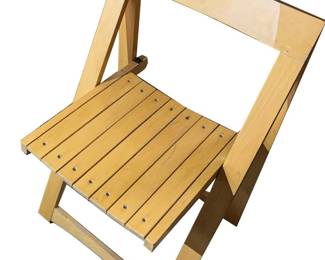 Aldo Jacober for Bazzani from the "Triest" line, 1970s, in the collection of The Museum of Modern Art. Set of 4, very good condition. Folds to become impossibly thin.