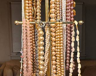 Costume and cultured pearls