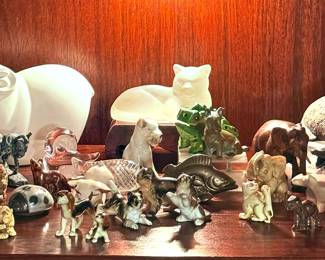 Some of the miniature managerie 