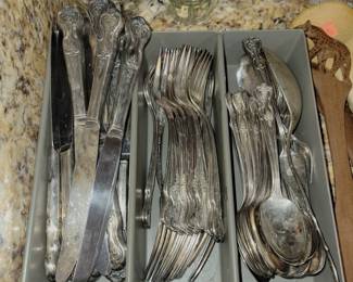 Wm. Rogers silver plated flatware