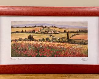 "Toscana," Signed Art 