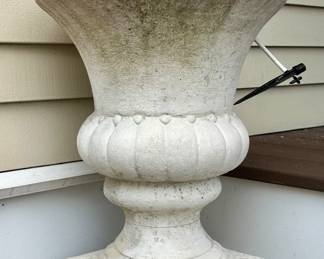 (2) Cement Planters