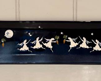 Art Pottery Tray, Signed Howell