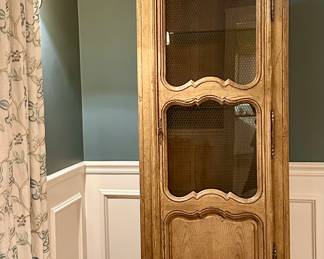 (2) Vintage Baker Furniture Lighted Display Cabinets