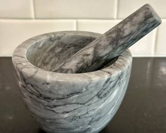 Marble Mortar & Pestle