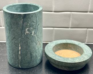 Marble Wine Chiller & Coaster