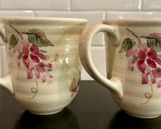 (2) Pfaltzgraff "The Secrets of Pistoulet" by Jana Kolpen Mugs