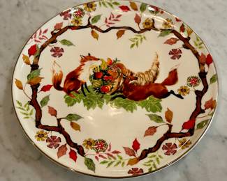 Anthropologie Inslee Fariss Autumn's Bounty Plate