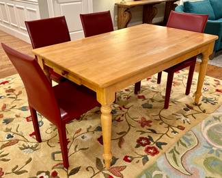 Kitchen Table with Drawer