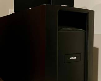 Bose Surround Sound System - 2 double speakers, 2 double speakers on stand, subwoofer, MC1 Display, Bose Link Speakers