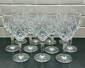 (11) Gorham Wine Glasses
