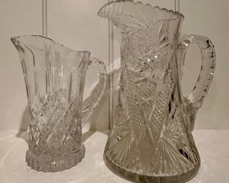 Cut Glass Pitchers