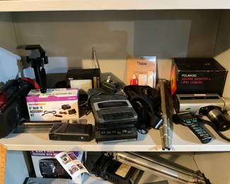 Cameras, electronics, etc