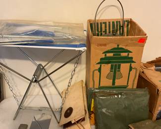 Coleman lantern & miscellaneous