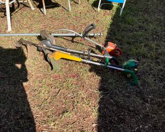 Weed eaters - outside