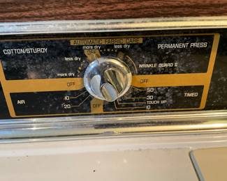 Gas dryer connnected dryer