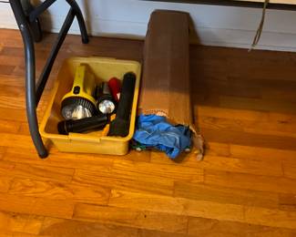 Container of flash lights