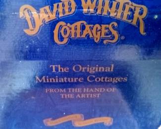 David Winter Cottages. Many of them are hand signed by the artist. Perfect for Christmas