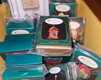 1995-1996 Hallmark Keepsake Ornaments Miniatures and Collector’s Series!
