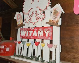 Polish Witamy Yard Art!