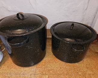 Speckled EnamelWare Stock/Cannings Pots!

