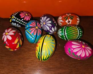Polish/Pysanki Painted Wood Eggs!
