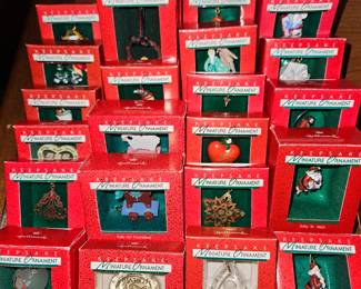 1988 Hallmark Keepsake Miniature Ornaments!
