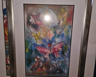 Del Grazia Framed Butterfly Print!
