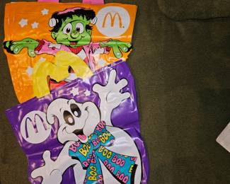 Vintage McDonald's Trick or Treating Bags!