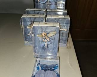 2001 Hallmark Keepsake Ornaments Queen Aurora, 5 Faeries, Faerie Dust & Tree Topper!
