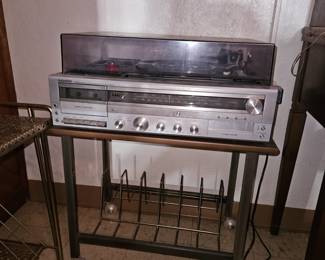 Magnavox Am/Fm Stereo 8 Track/Cassette Record System #702748-1!
