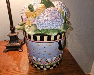 Debbie Mumm Sakura Hydrangea Cookie Jars!
