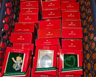 1989 Hallmark Keepsake Miniature Ornaments!