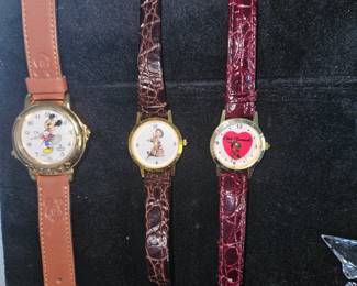 Hummel, Mickey Mouse Lorus Quartz Watch, Club Olszewski Great American Designs Watch!
